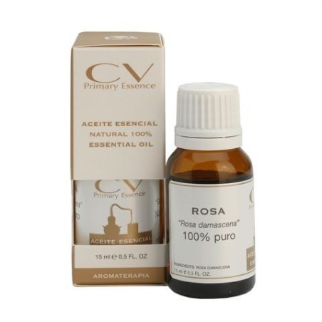 A.E. Rosa 15 ml | Aceite Esencial Natural de Rosa para Hidratación y Bienestar | CV Primary Essence